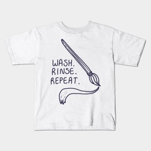 Wash. Rinse. Repeat. Kids T-Shirt